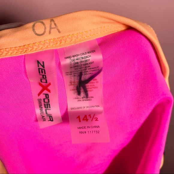 Vintage Y2K sexy mini neon swim skirt - Picture 4 of 4